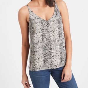 Banana Republic Snake Skin Cami Tank Top
